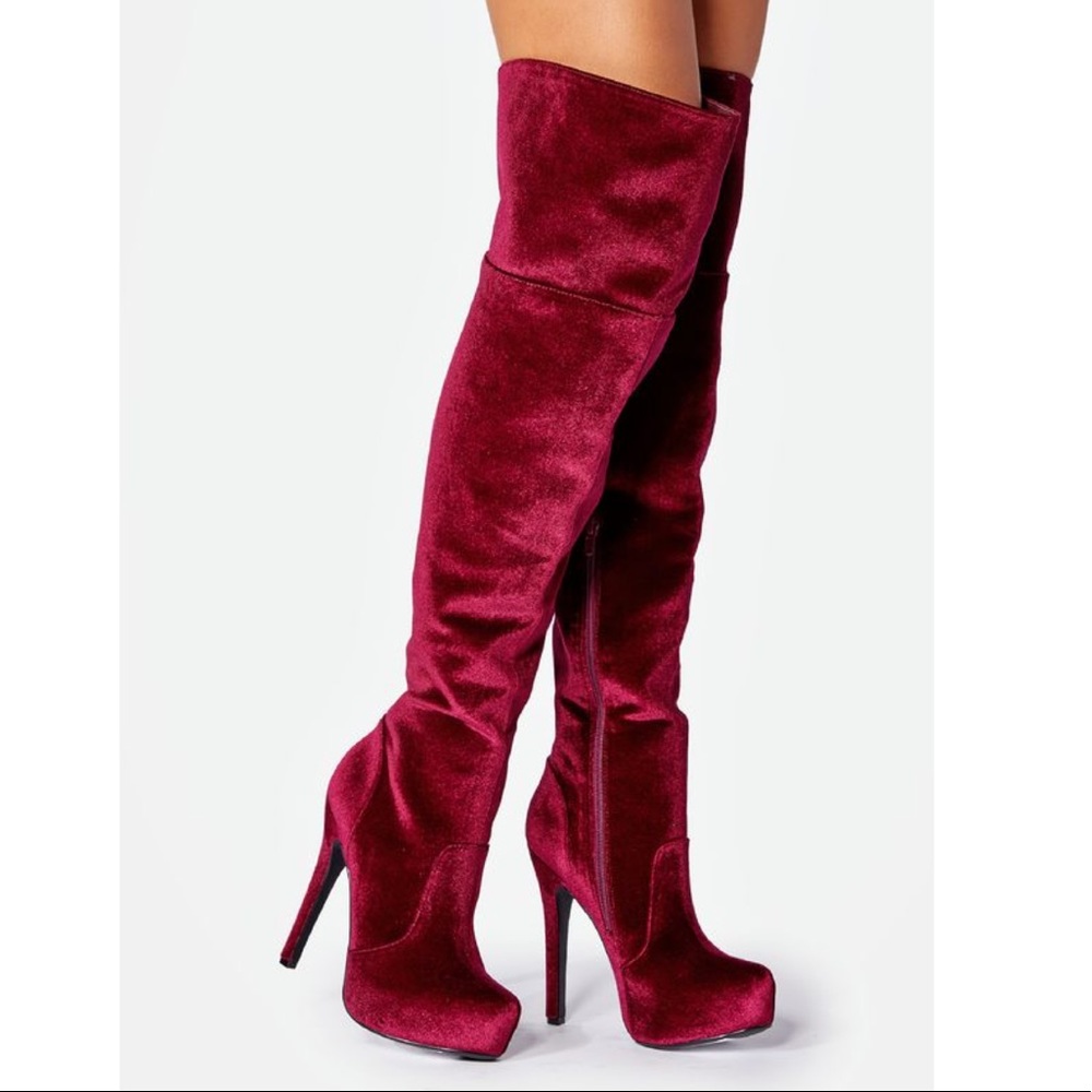 Vetria Over-the-Knee Heeled Boots